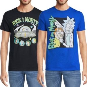 RICK AND MORTY TEE SHIRTS 2 PACK. (Clearance price)